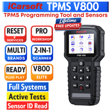 Load image into Gallery viewer, iCarsoft TPMS V800 OBD2 Diagnostic Tool TPMS Programming Full System Scanner