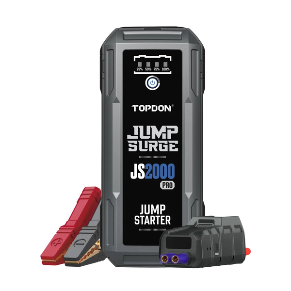 TOPDON 2000A Portable Jump Starter 12V Car Battery Heavy Duty High Booster JS2000