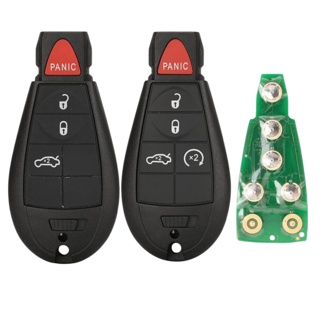 Fits  Dodge Dart 433mhz M3N32297100 Complete Transponder Remote Key