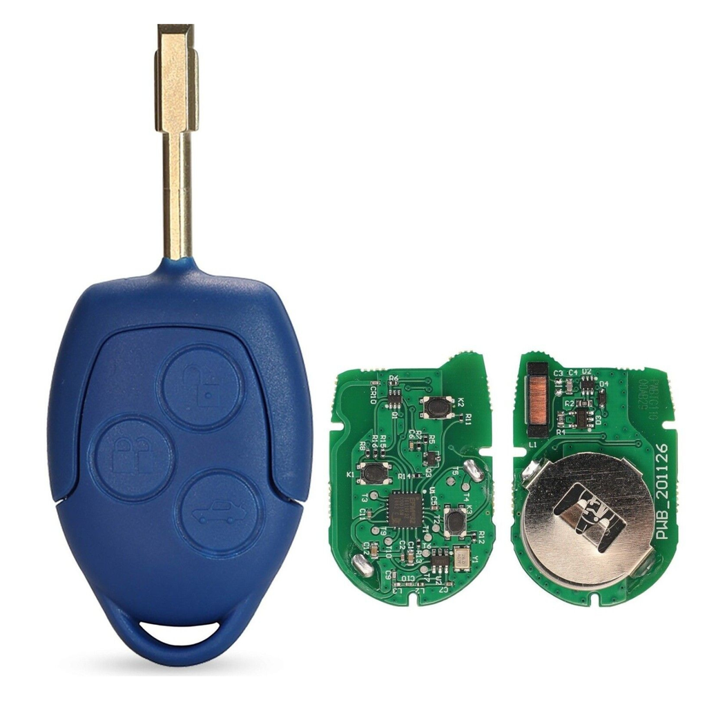 Fits Ford Transit 433MHz 6C1T15K601AG. Complete Transponder Remote Key