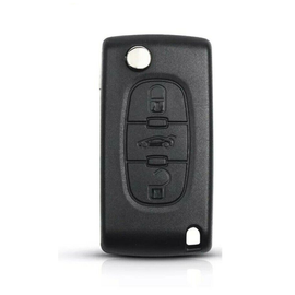 Fits Peugeot 307 Flip Fob MLBHLIK-1T 433Mhz ID46 Remote Car Key