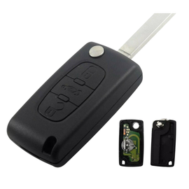 Fits Peugeot 433Mhz ID46 - PCF7941 Complete Transponder Remote Key