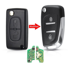 Load image into Gallery viewer, Fits Peugeot 433MHz ID46 PCF7941 CE0523 Complete Transponder Remote Key