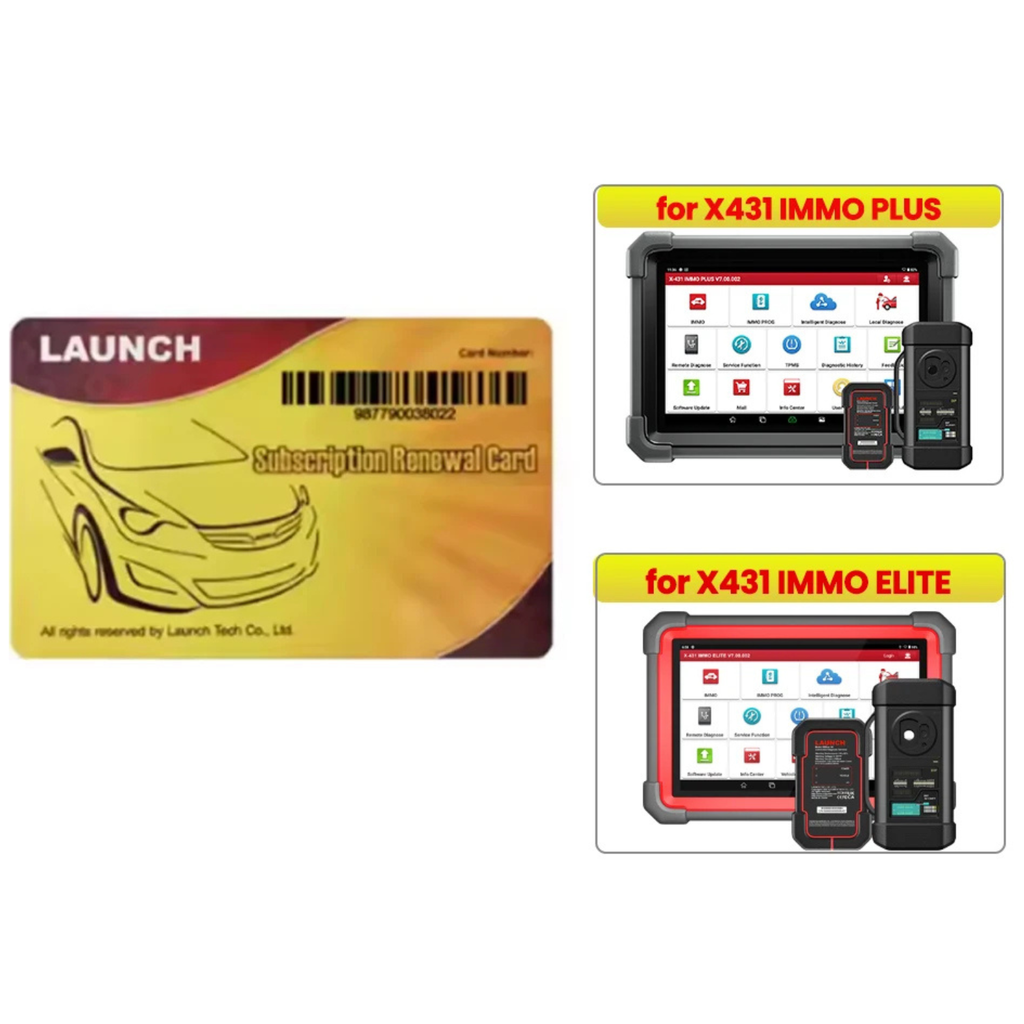 LAUNCH X431 IMMO ELITE / IMMO PLUS 1-Year Software Subscription Renewal Genuine
