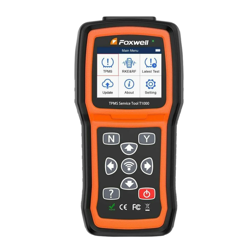 Foxwell T1000 TPMS Tool Programming Activate TPMS Sensors Check RF Key FOB Tire