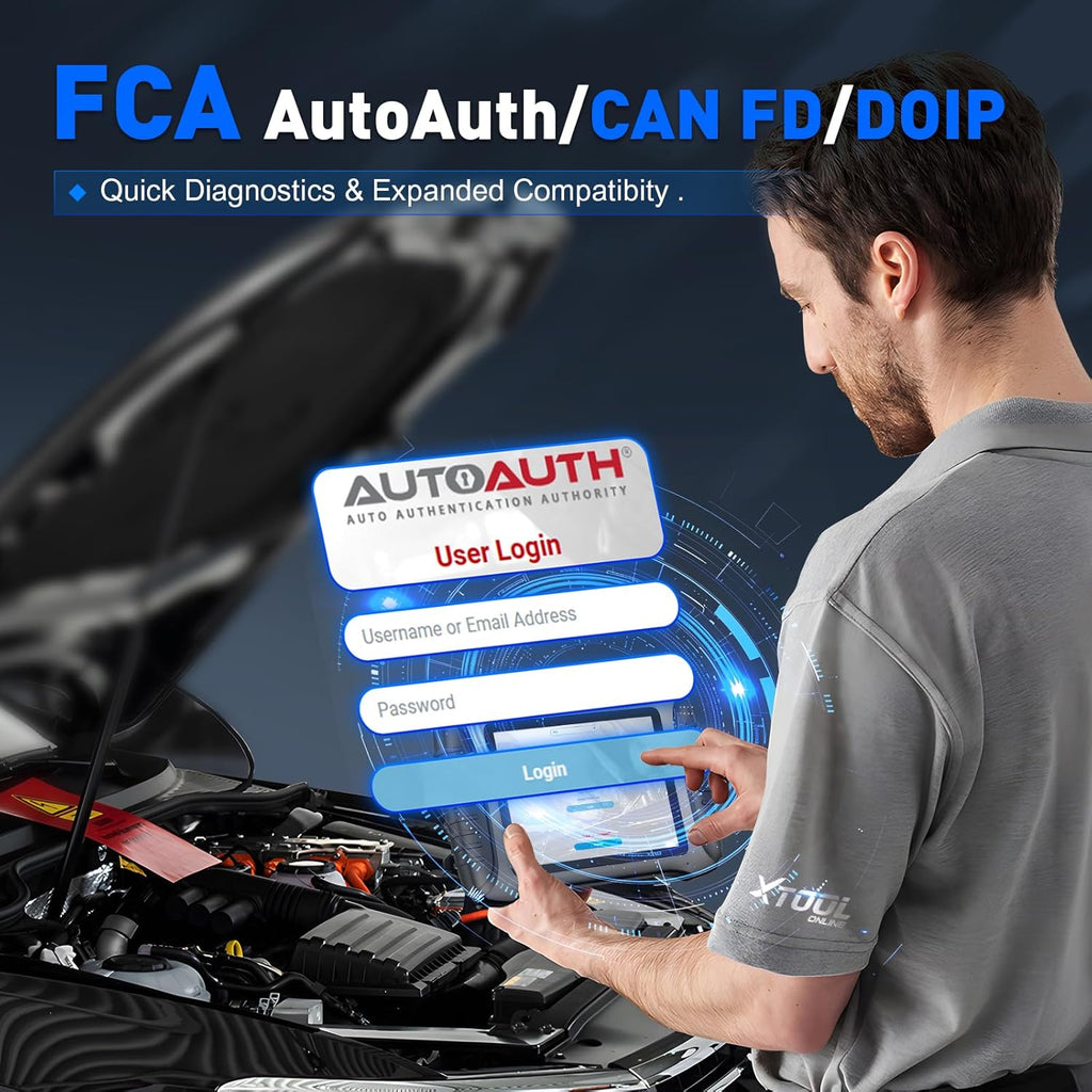 XTOOL IP900BT Auto Bidirectional Diagnostic Scanner ECU Coding Key Programming
