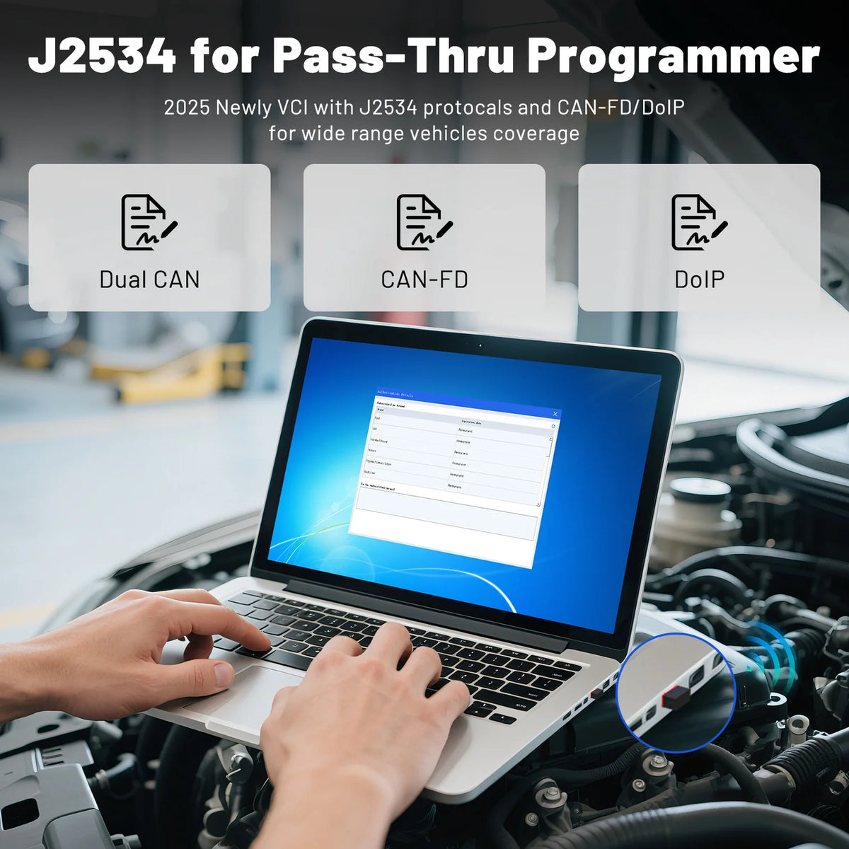 XTOOL XTS500 J2534 Pass Thru Programmer OEM ECU Programming Diagnostic Tool