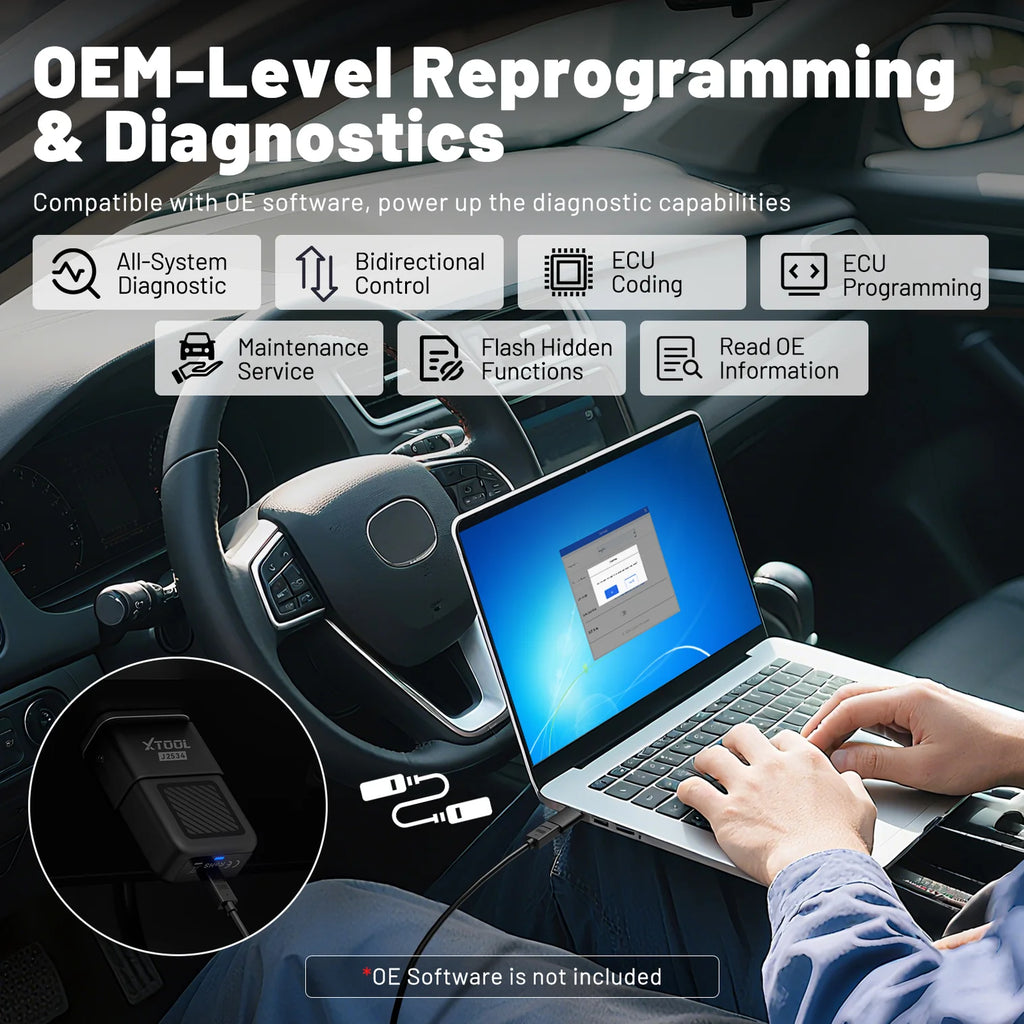 XTOOL XTS500 J2534 Pass Thru Programmer OEM ECU Programming Diagnostic Tool
