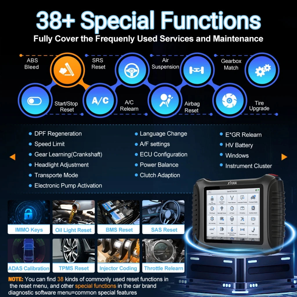 XTOOL IP900S OBD2 Scanner ECU Coding IMMO Automatic Car Code Reader FCA AutoAuth