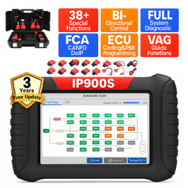 XTOOL IP900S OBD2 Scanner ECU Coding IMMO Automatic Car Code Reader FCA AutoAuth