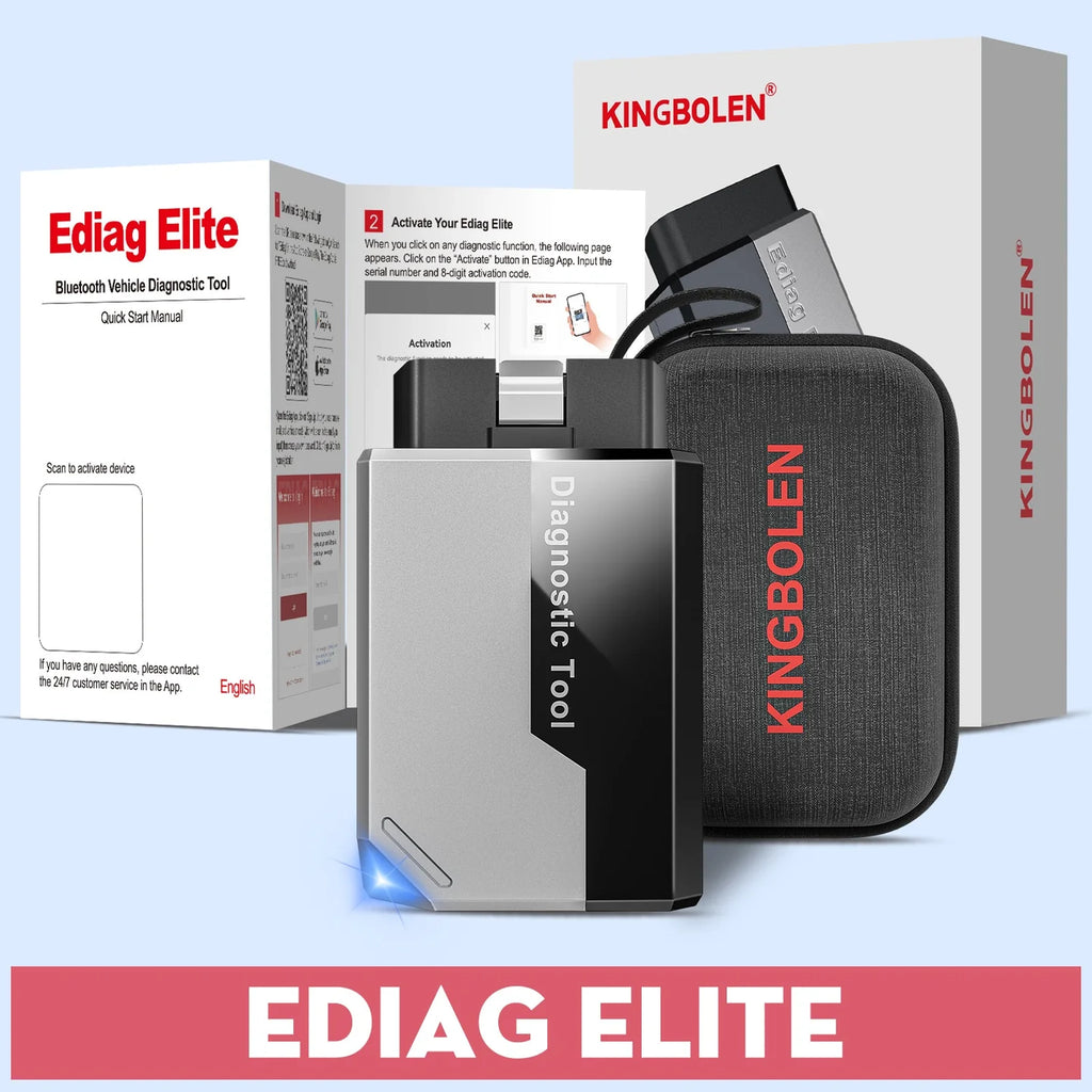 KINGBOLEN EDIAG ELITE Diagnostic Scanner All System OBD2 Tool with 15+ Resets