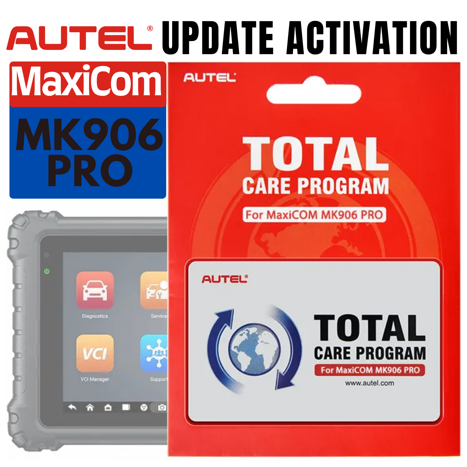 Autel MaxiCOM MK906 Pro One Year Update Service Extend Latest Software Secondary image
