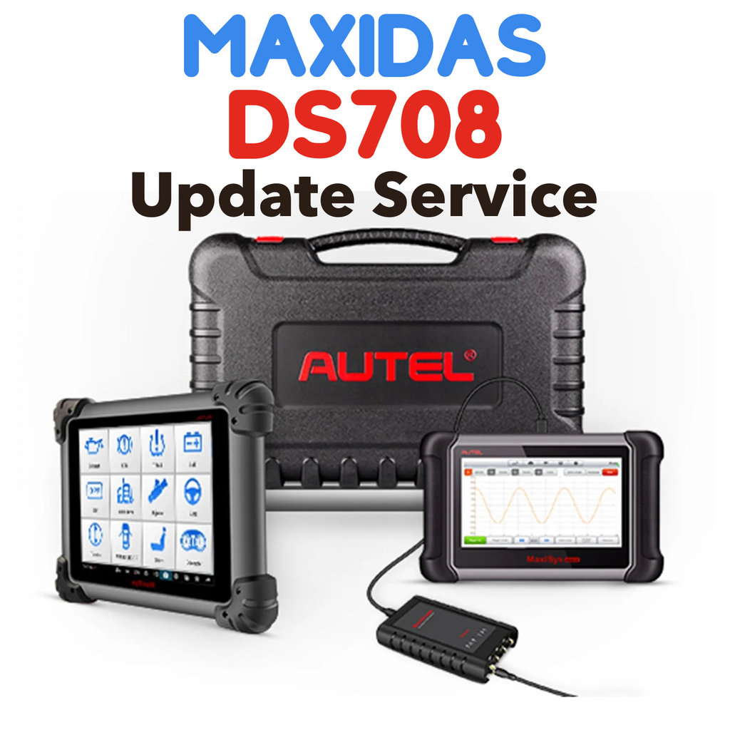 Maxidas DS708 One Year Software Renewal Keep Scanner Updated New Autel Functions