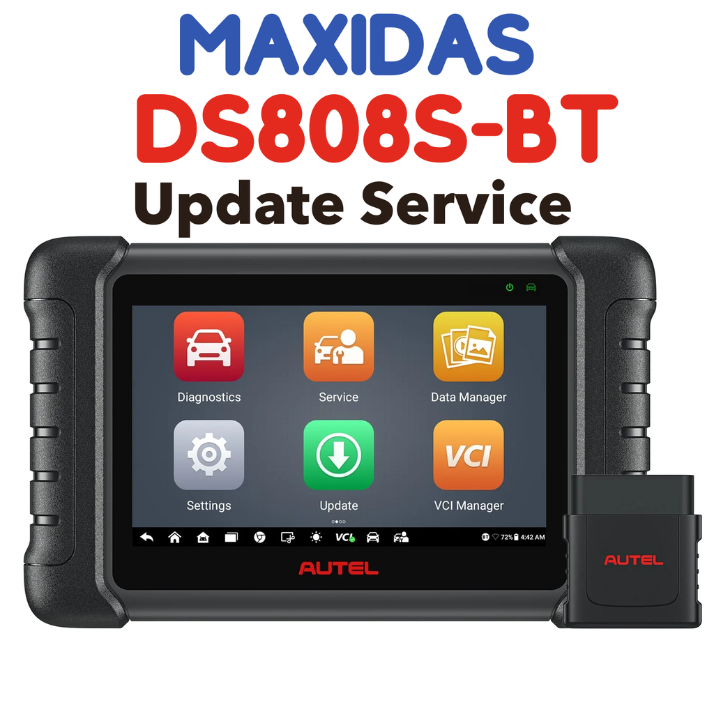 Autel Maxidas DS808S BT One Year Software Update Service Access Latest Vehicle