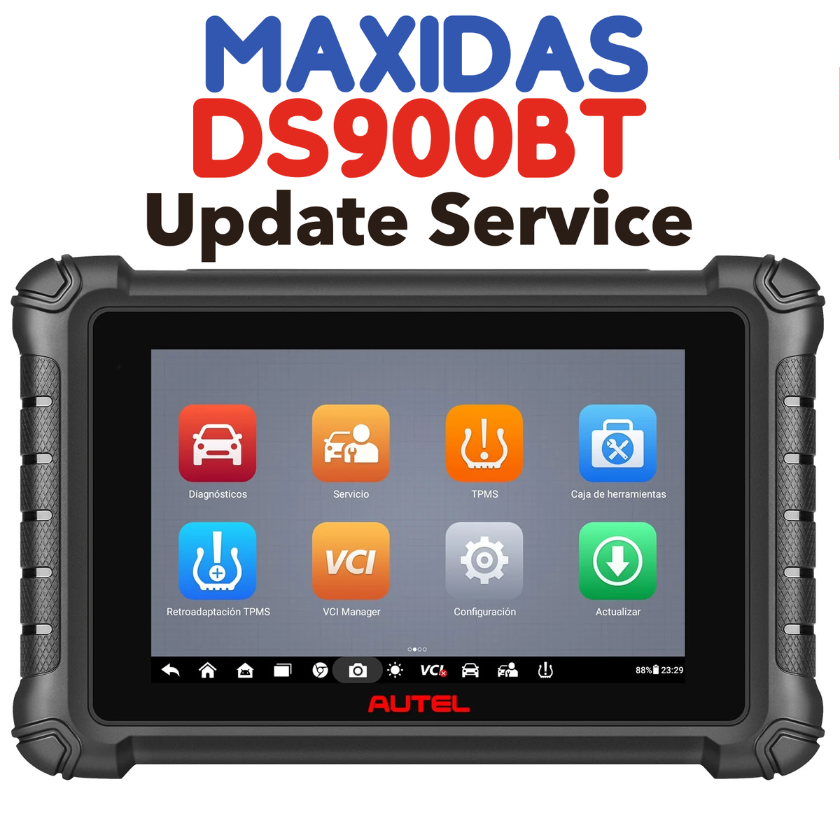MaxiDAS DS900BT One Year Software Update Service Unlimited Diagnostic Features