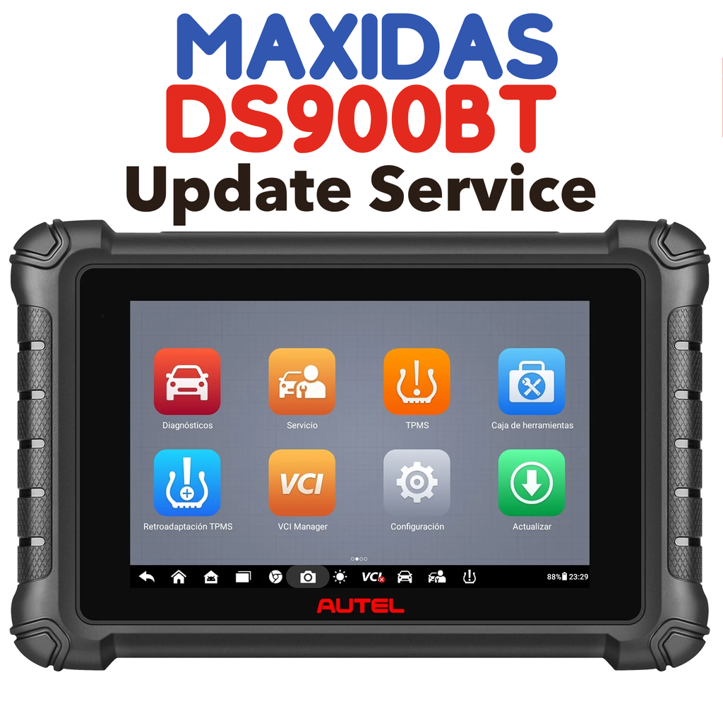 MaxiDAS DS900BT One Year Software Update Service Unlimited Diagnostic Features