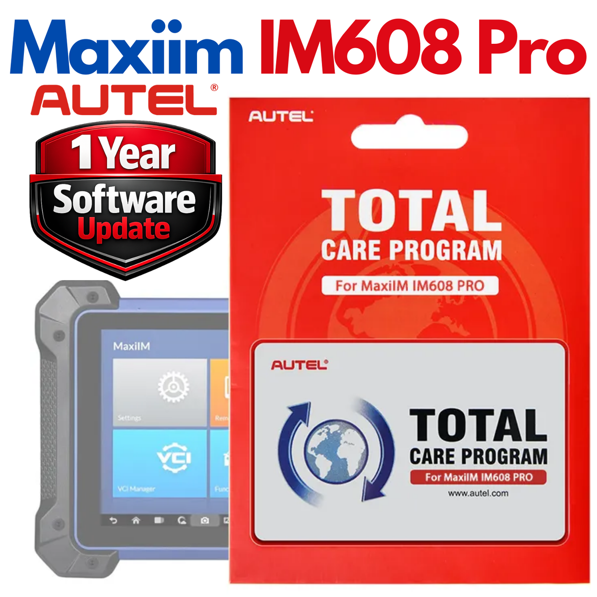 One Year Software Update Subscription For Autel MaxiIM IM608 Pro Scanner