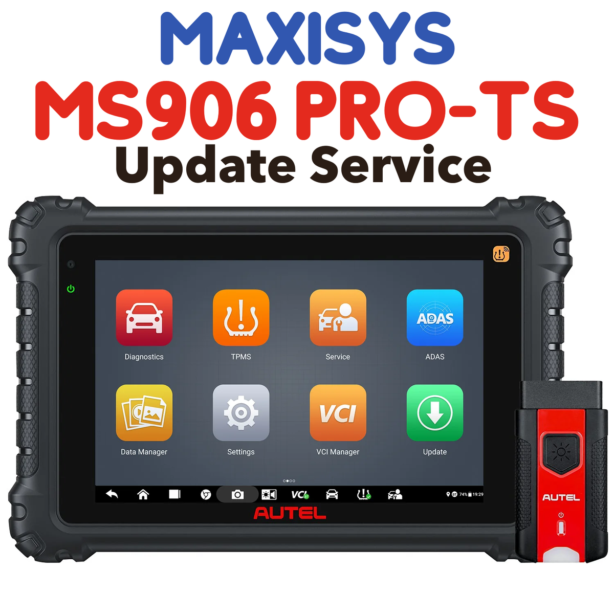 MS906 Pro TS One Year Update Service Access Latest Autel Diagnostic Software