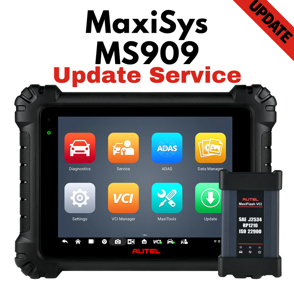 Autel MaxiSys MS909 1 Year Software Update Service Unlimited Diagnostic Coverage