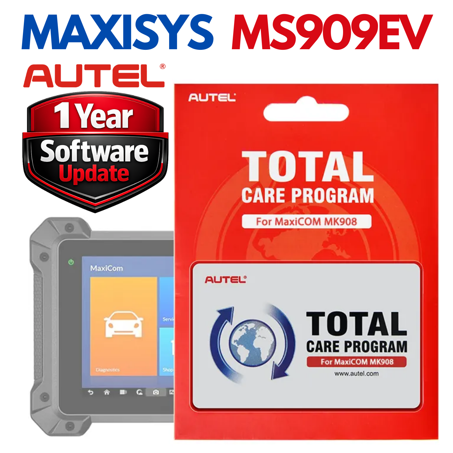 One Year Update Service For Autel Maxisys MS909EV Keep Your Diagnostic Scanner Secondary image