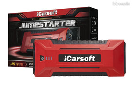 iCarsoft JS V10 12V Car Jump Starter 1200A Power Bank LED Light USB-C Charger
