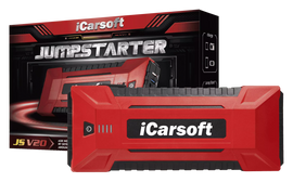 iCarsoft JS V20 12V Car Jump Starter 2000A Power Bank LED Light USB-C Charger