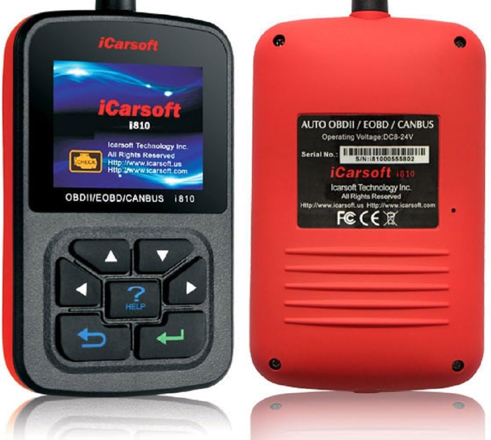 iCarsoft i810 OBD2 Code Reader Universal Car Diagnostic Tool Live Data Support