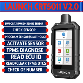 Launch Creader TPMS 5011 V2 Android TPMS OBD2 Scanner Diagnostic Tool 315 433MHz
