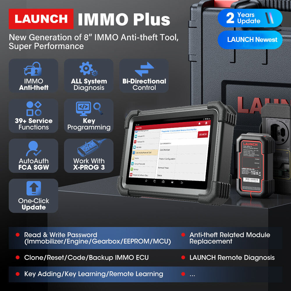 LAUNCH X431 IMMO PLUS X-PROG 3 Immobilizer Key Programmer Car Diagnostic Scanner Auto Anti-theft Tool