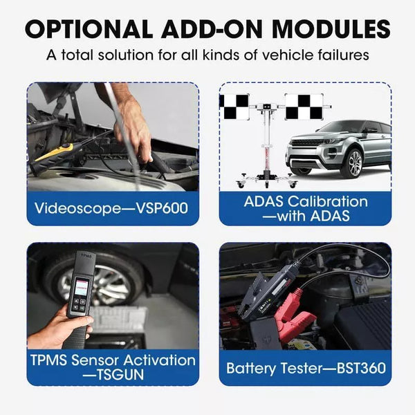 LAUNCH Scanner Complete Set PADVII X-PROG3 Truck Kit Professional Car Diagnostic