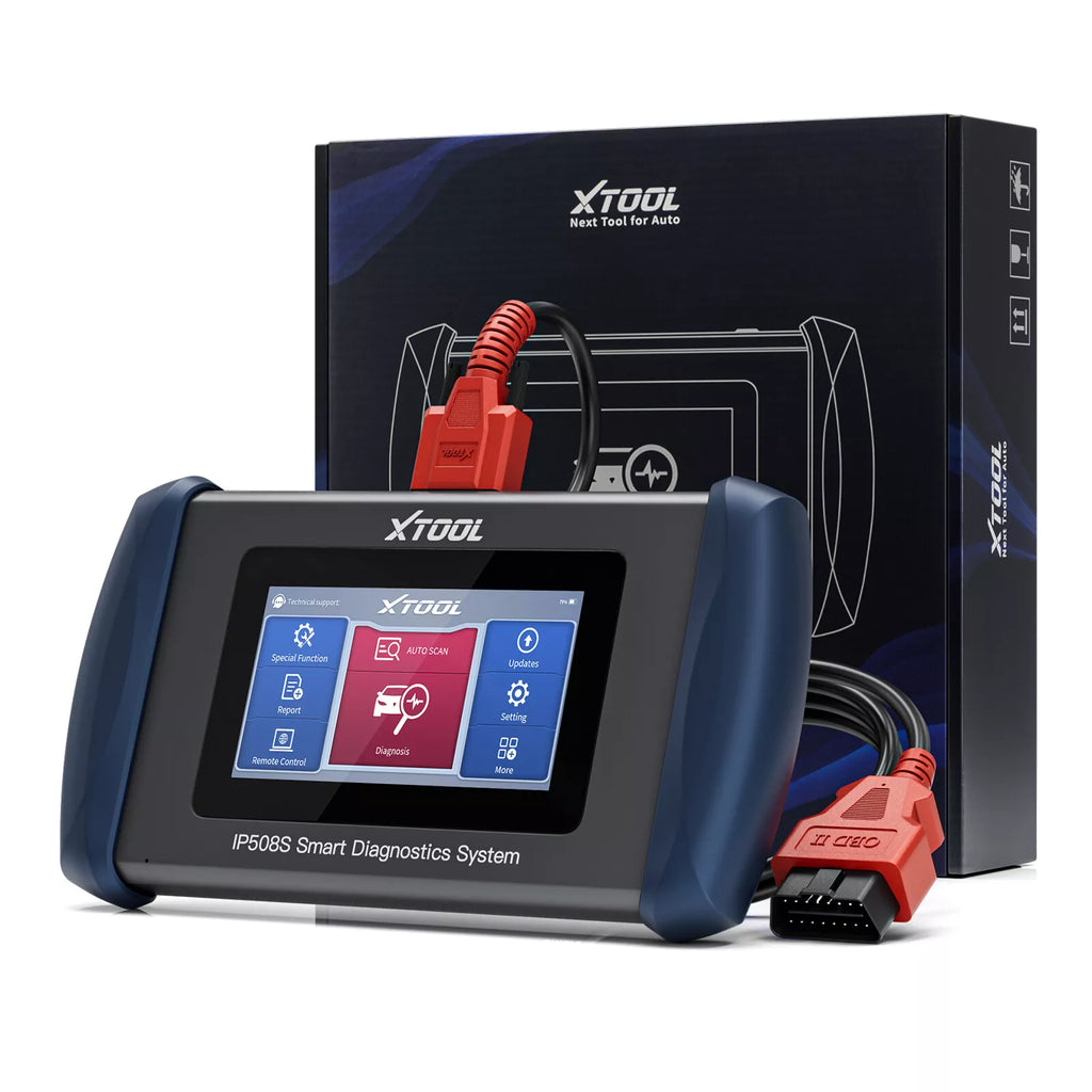 XTOOL InPlus IP508S OBD2 Scanner for ABS SRS Engine Transmission 9 Services Car