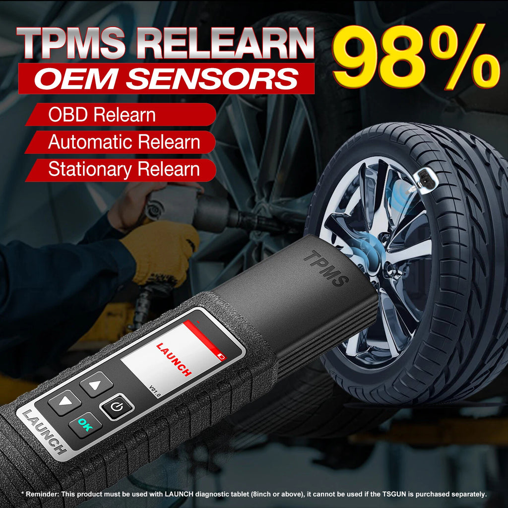 LAUNCH X431 TSGUN TPMS Tools Obd2 Scanner Car Tire Pressure Inspection Tool TPMS