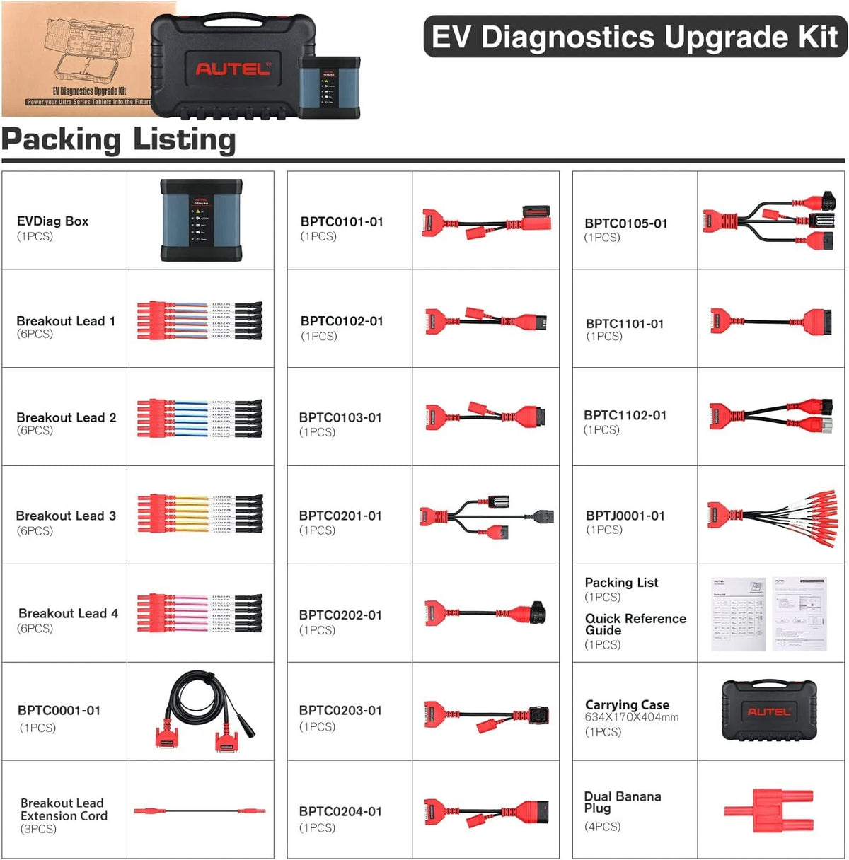 Autel OBD1 Adapter Kit - MSOBD2KIT