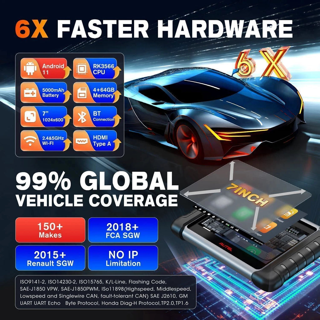 Autel MaxiCOM MK808KBT PRO OBD2 Scanner Automotivo Car Diagnostic Scan Tool MK808K-BT OBD 2 Code Reader Key Coding Active Test
