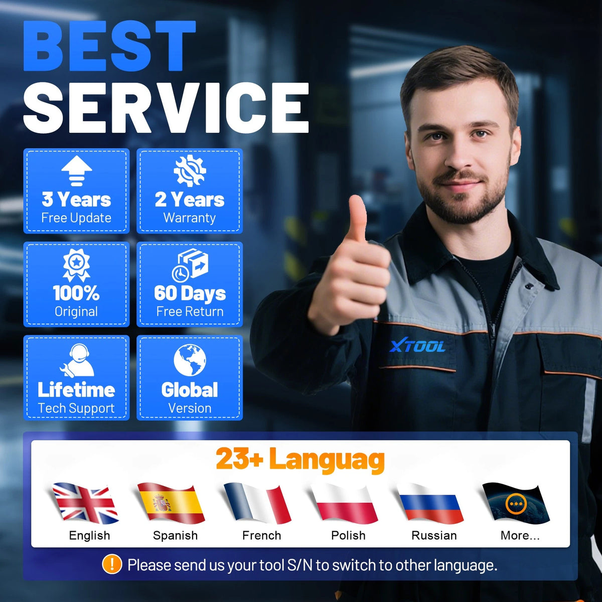 XTOOL D9 MAX Bluetooth Car Diagnostic Full System Scanner OE Level ECU Coding