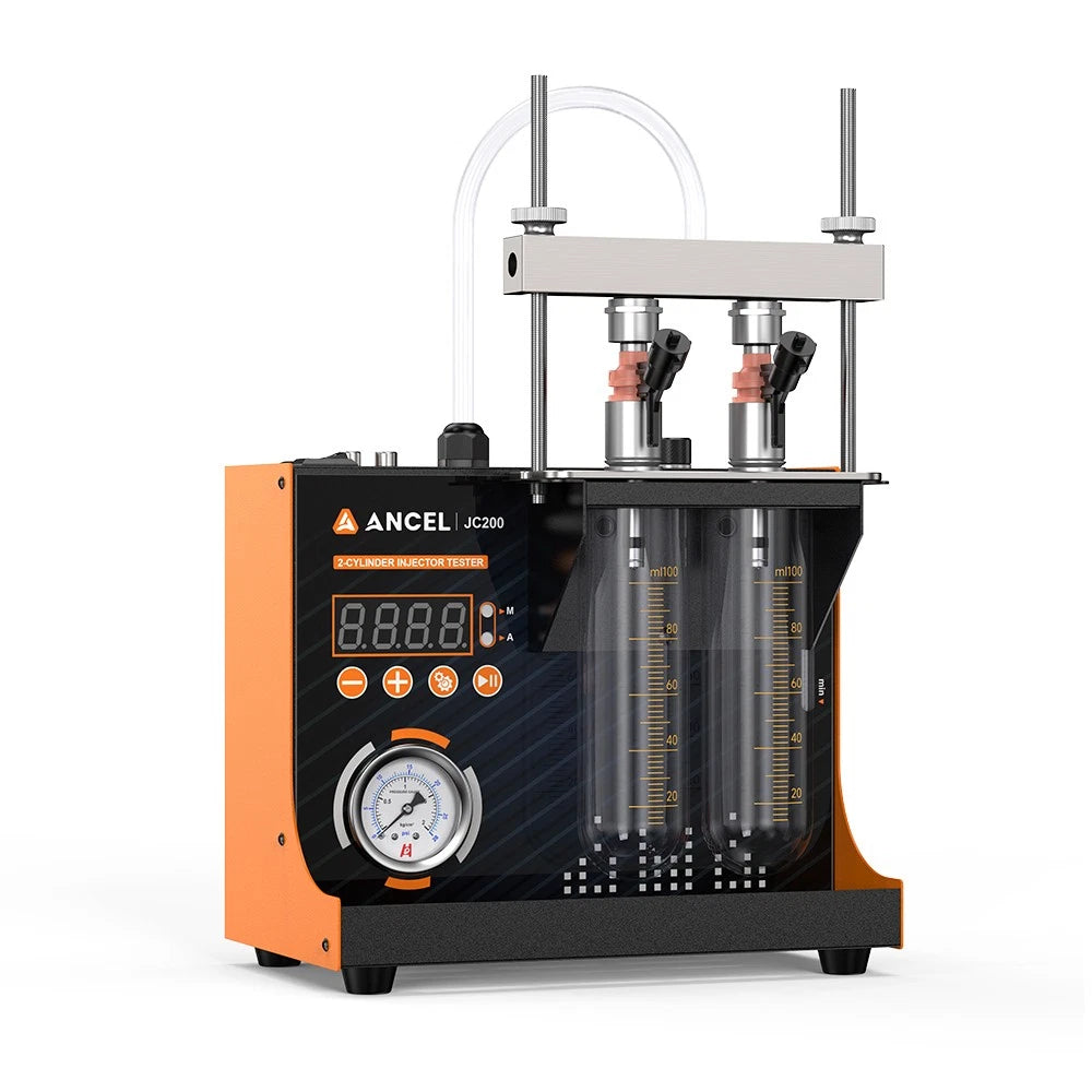 ANCEL JC200 Injector Tester 2 Cylinder Fuel Injection Volume Atomization Test