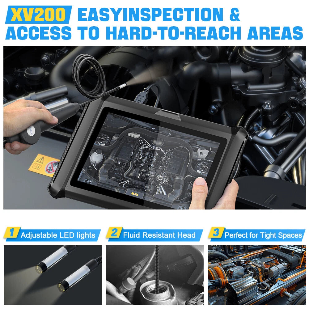 XTOOL D9 MAX Bluetooth Car Diagnostic Full System Scanner OE Level ECU Coding