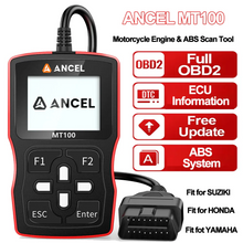 Load image into Gallery viewer, ANCEL MT100 Motorcycle Diagnostic Scanner OBD2 Fault Code Reader Scan Tool