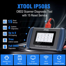 Load image into Gallery viewer, XTOOL InPlus IP508S OBD2 Scanner for ABS SRS Engine Transmission 9 Services Car