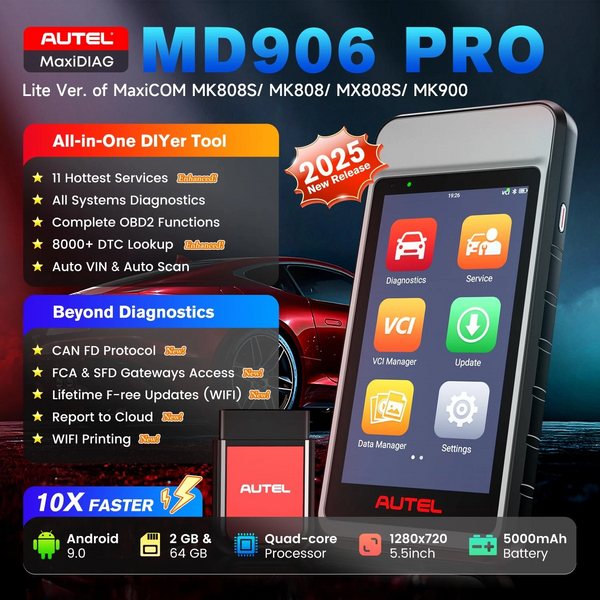 Autel MaxiDiag MD906 Pro Diagnostic Scan Tool
