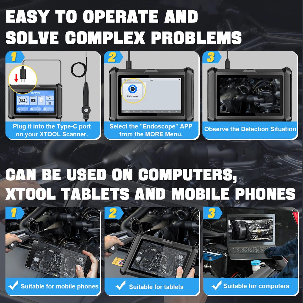 XTOOL D9 MAX Bluetooth Car Diagnostic Full System Scanner OE Level ECU Coding
