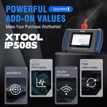 Load image into Gallery viewer, XTOOL InPlus IP508S OBD2 Scanner for ABS SRS Engine Transmission 9 Services Car