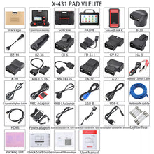 Load image into Gallery viewer, LAUNCH Scanner Complete Set PADVII X-PROG3 Truck Kit Professional Car Diagnostic