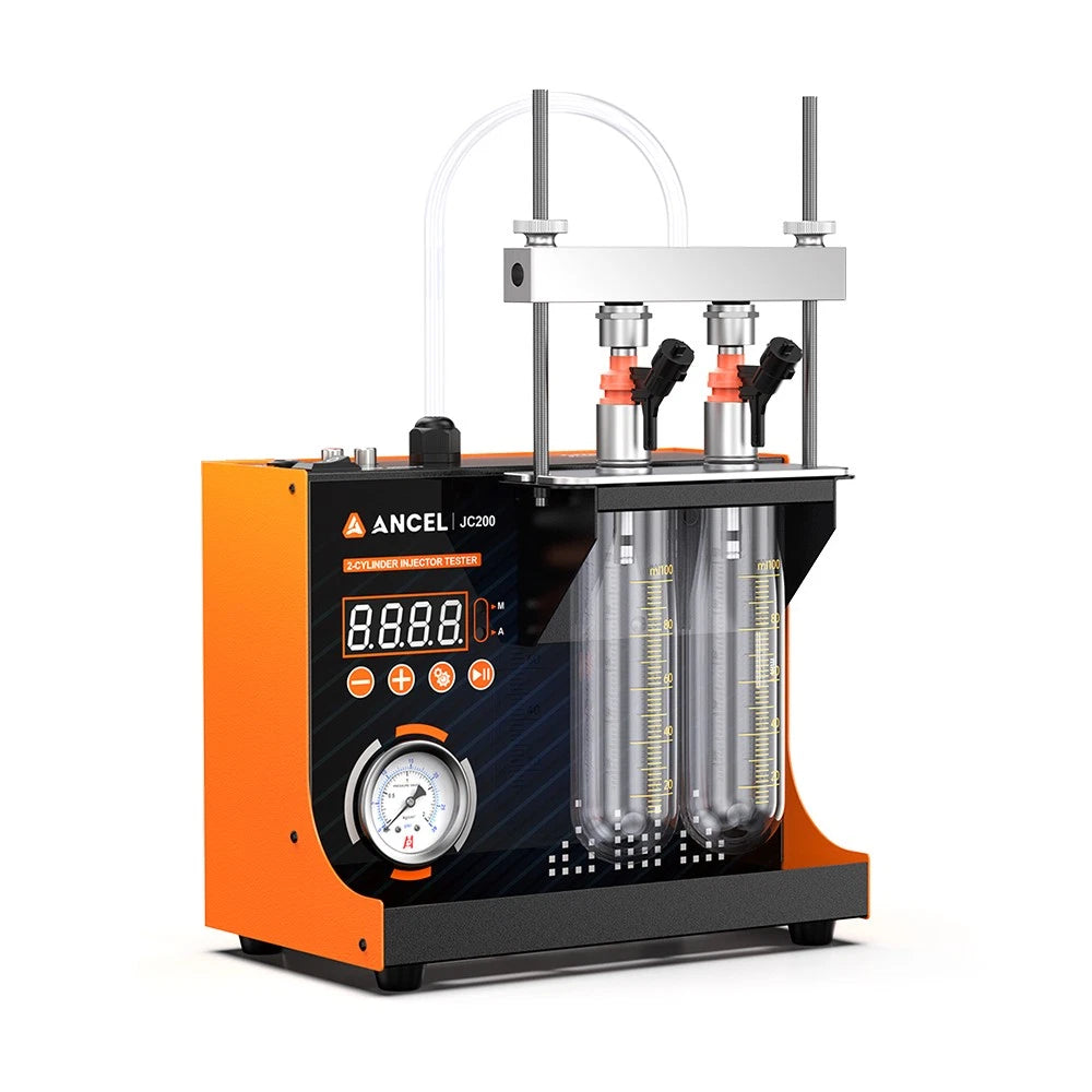 ANCEL JC200 Injector Tester 2 Cylinder Fuel Injection Volume Atomization Test