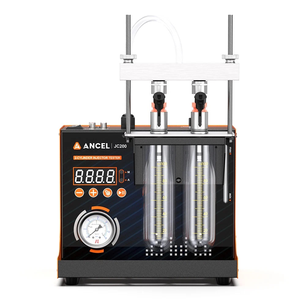 ANCEL JC200 Injector Tester 2 Cylinder Fuel Injection Volume Atomization Test