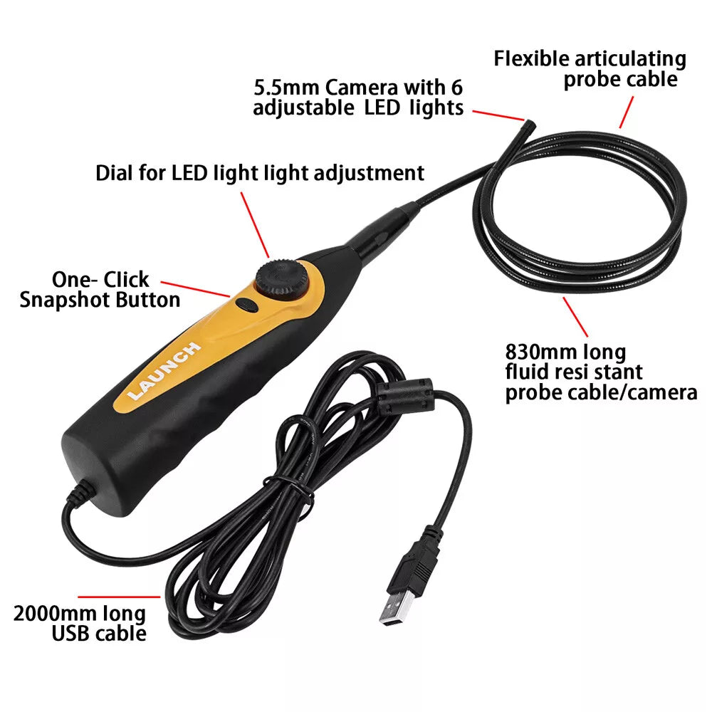 LAUNCH X431 VSP-600 VSP600 OBD2 Scanner Video Scope Camera Digital Inspection