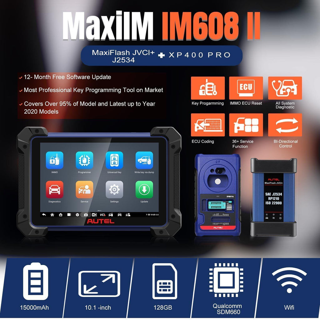 Autel MaxiIM IM608 II & XP400 Pro IMMO Key Programming COMPLETE SET - Auto Lines Australia