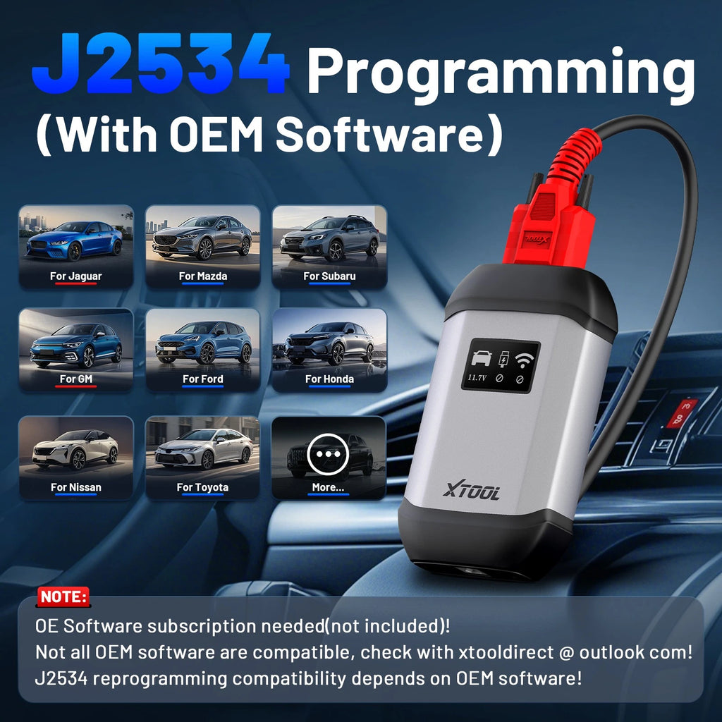 XTOOL D9 MAX Bluetooth Car Diagnostic Full System Scanner OE Level ECU Coding