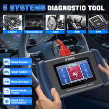 Load image into Gallery viewer, XTOOL InPlus IP508S OBD2 Scanner for ABS SRS Engine Transmission 9 Services Car