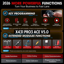 Load image into Gallery viewer, LAUNCH X431 PRO3 ACE V5.0 OBD2 Diagnostic Scanner ECU Coding Bidirectional
